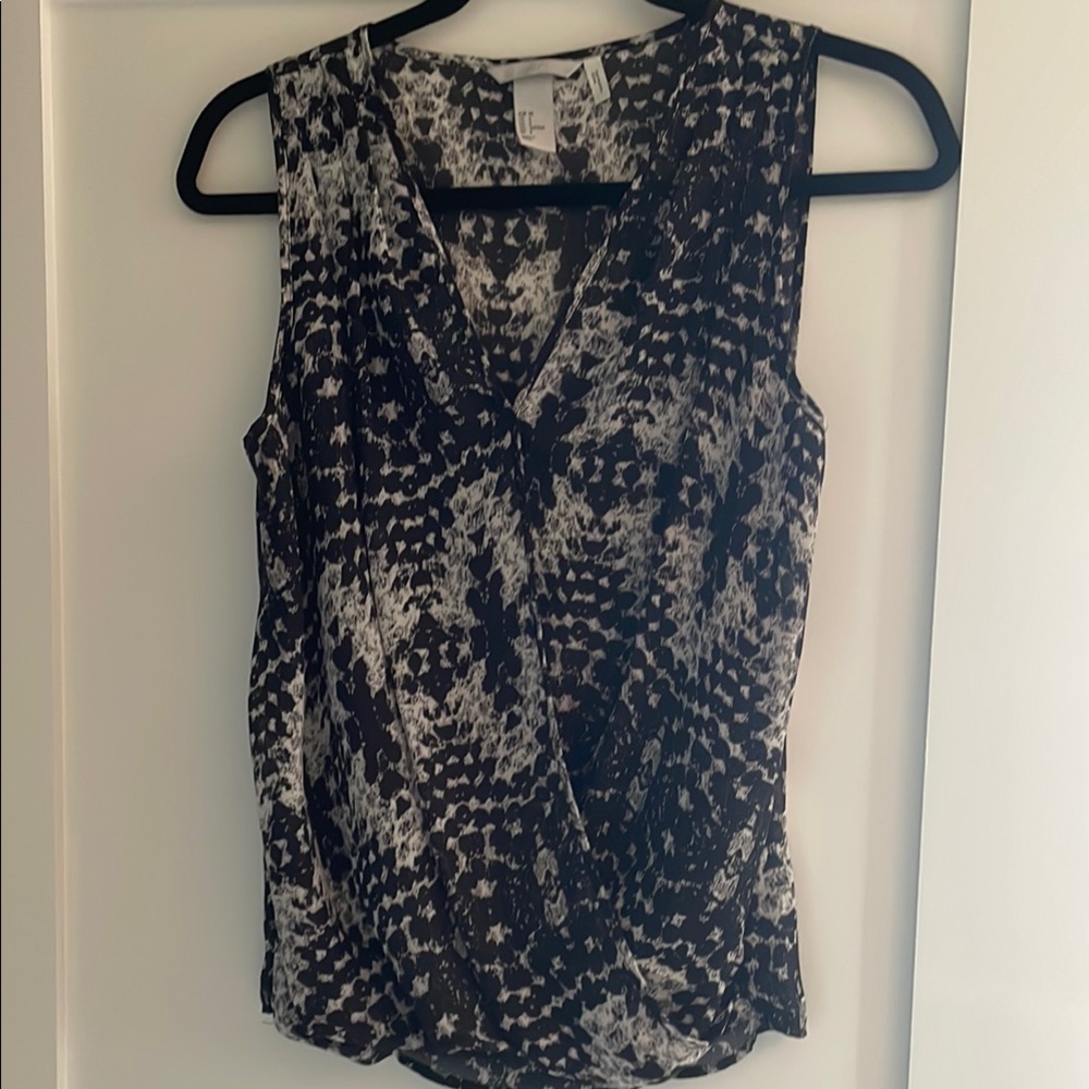 H&M Sleeveless Wrap Blouse